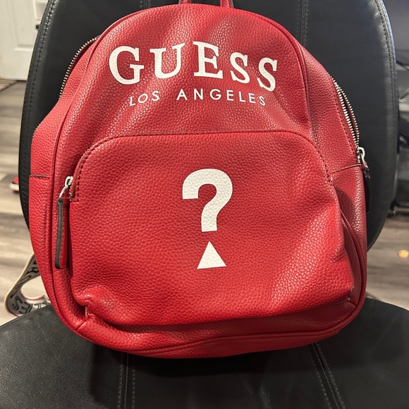 GUESS Bold Red Backpack - Picture 16 of 16
